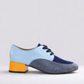 Load image into Gallery viewer, BRESLEY DESTER BLUE MULTI - Women Oxford / Brogue Shoes - Collective Shoes 
