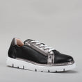 Load image into Gallery viewer, LESANSA BEAGLE BLACK PEWTER - Women sneakers - Collective Shoes 
