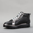 Load image into Gallery viewer, LESANSA BOBBY BLACK PEWTER - Women Boots - Collective Shoes 
