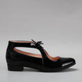 Load image into Gallery viewer, LE SANSA BOSS BLACK PATENT - Women Sandals - Collective Shoes 
