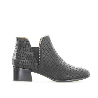 BRESLEY ALVIS BLACK CROC - Women Boots - Collective Shoes 