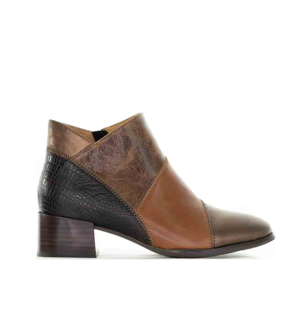 BRESLEY ARMOUR BRONZE MIX - Women Boots - Collective Shoes 
