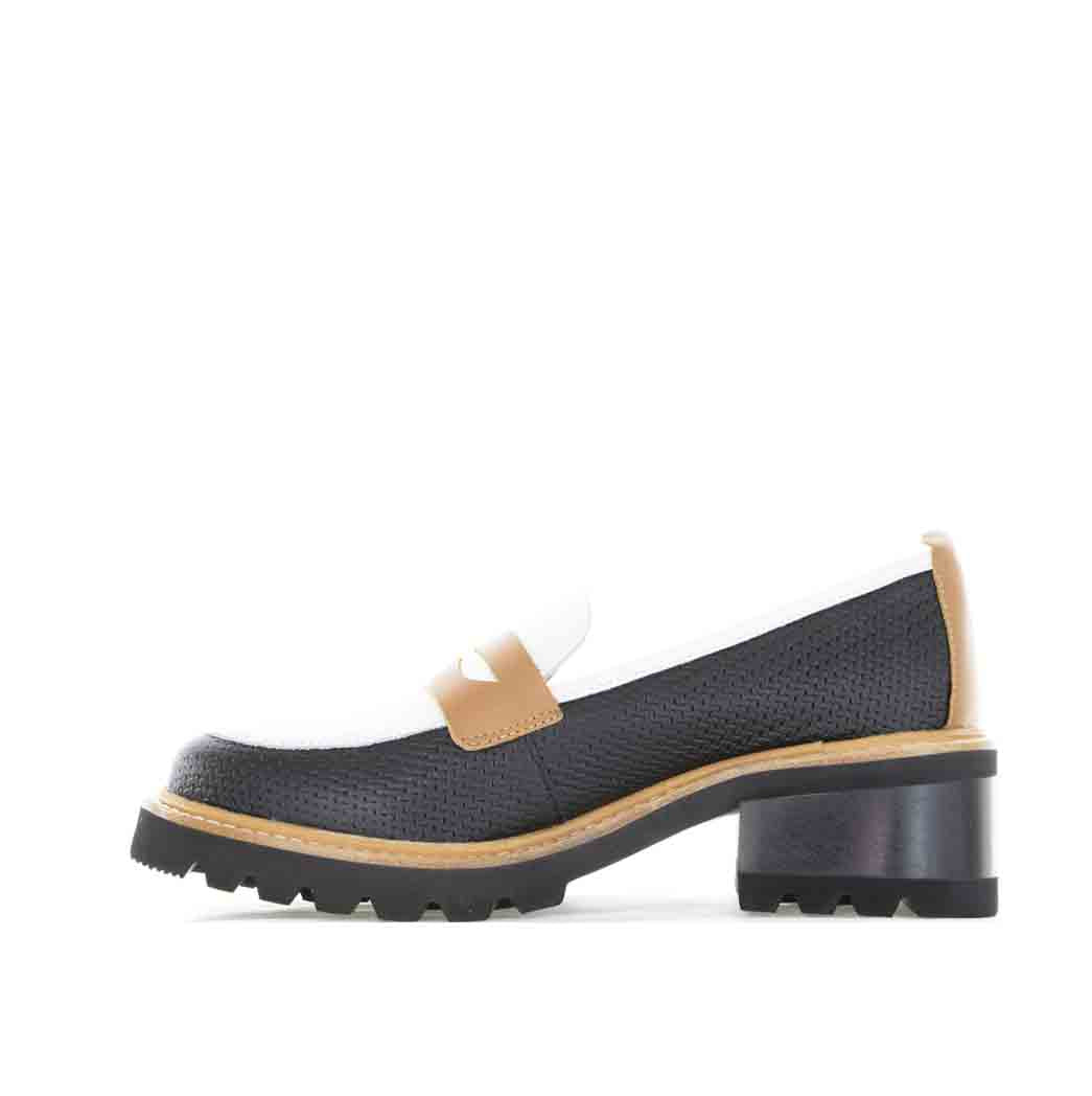 BRESLEY DELMIRA BLACK COMBO - Women Loafers - Collective Shoes 