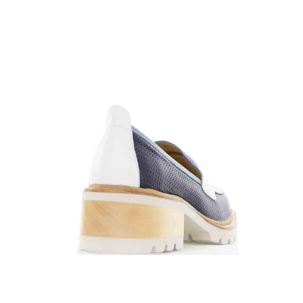 BRESLEY DELMIRA NAVY COMBO - Women Loafers - Collective Shoes 