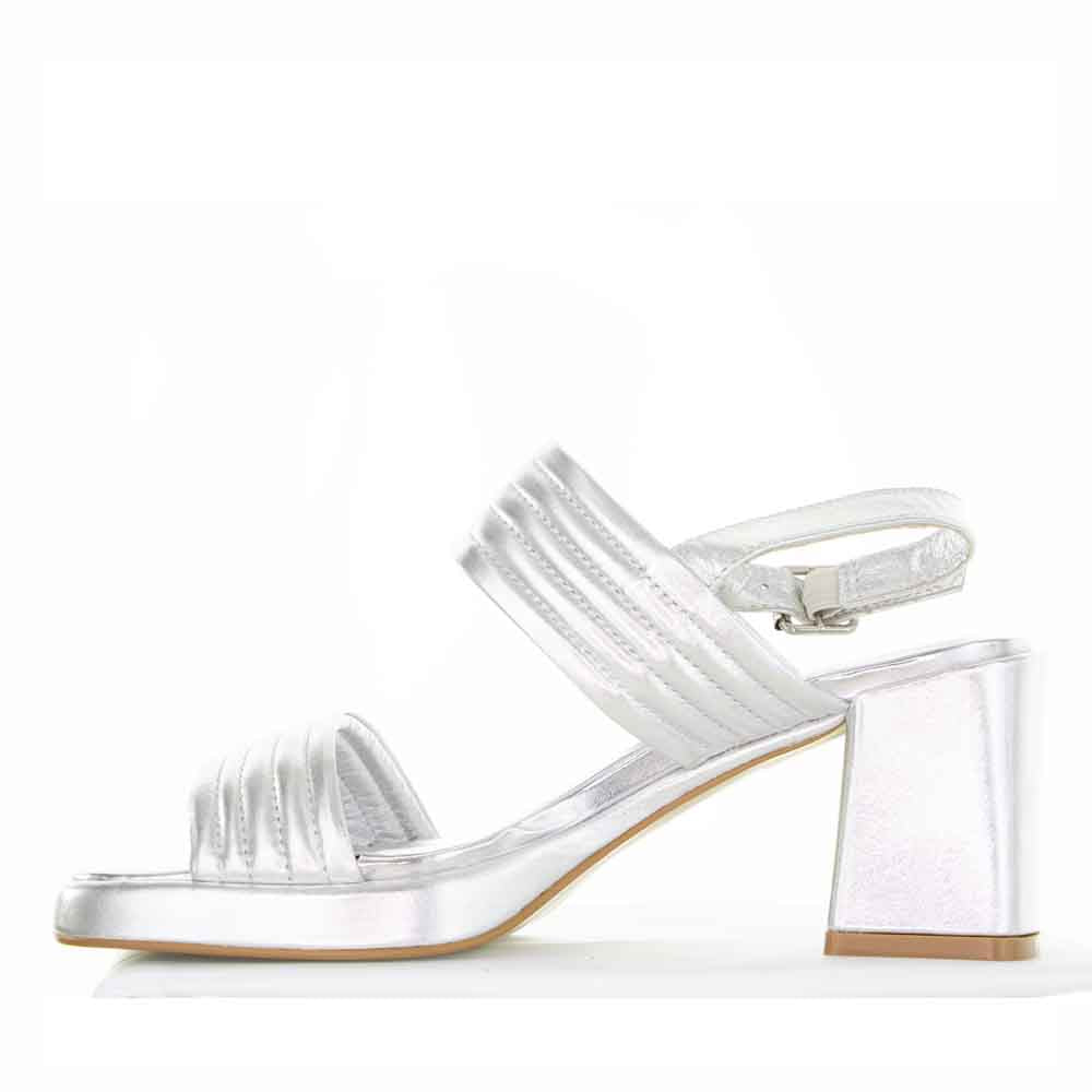 BRESLEY PINCH SOFT SILVER - Women Sandals - Collective Shoes 