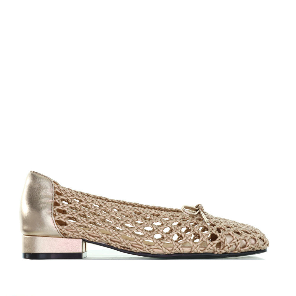 BRESLEY PLANET CHAMPAGNE - Women Belle Flats - Collective Shoes 