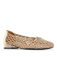 Load image into Gallery viewer, BRESLEY PLANET CHAMPAGNE - Women Belle Flats - Collective Shoes 
