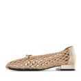 Load image into Gallery viewer, BRESLEY PLANET CHAMPAGNE - Women Belle Flats - Collective Shoes 
