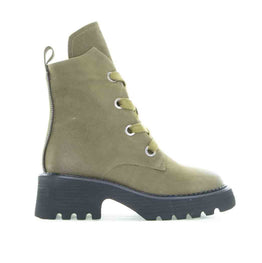 BRESLEY SABRE KHAKI NUBUCK - Women Boots - Collective Shoes 