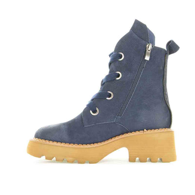 BRESLEY SABRE NAVY NUBUCK - Women Boots - Collective Shoes 
