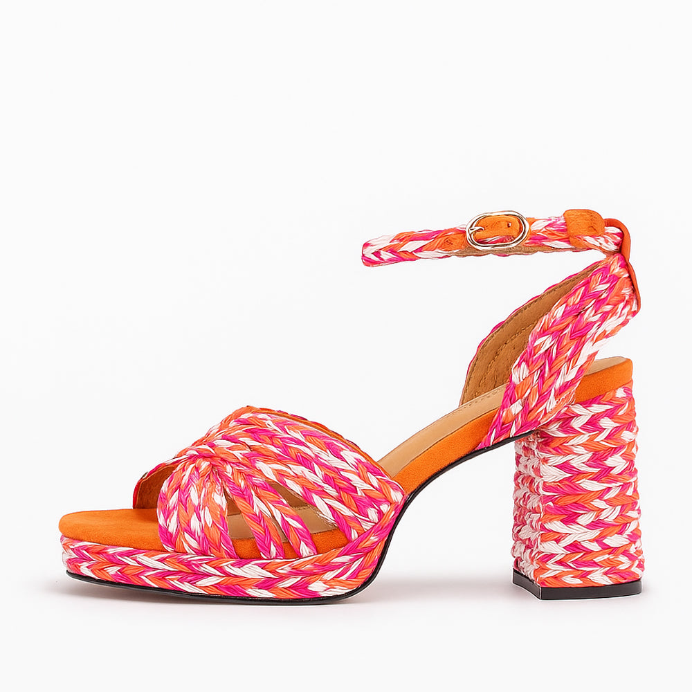 BRESLEY SHERIFF PINK MULTI - Women Sandals - Collective Shoes 