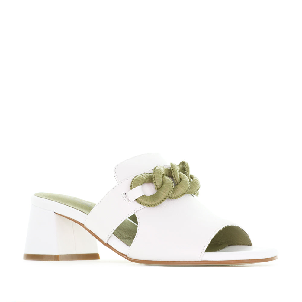 BRESLEY ADDER WHITE - Women Heels - Collective Shoes 