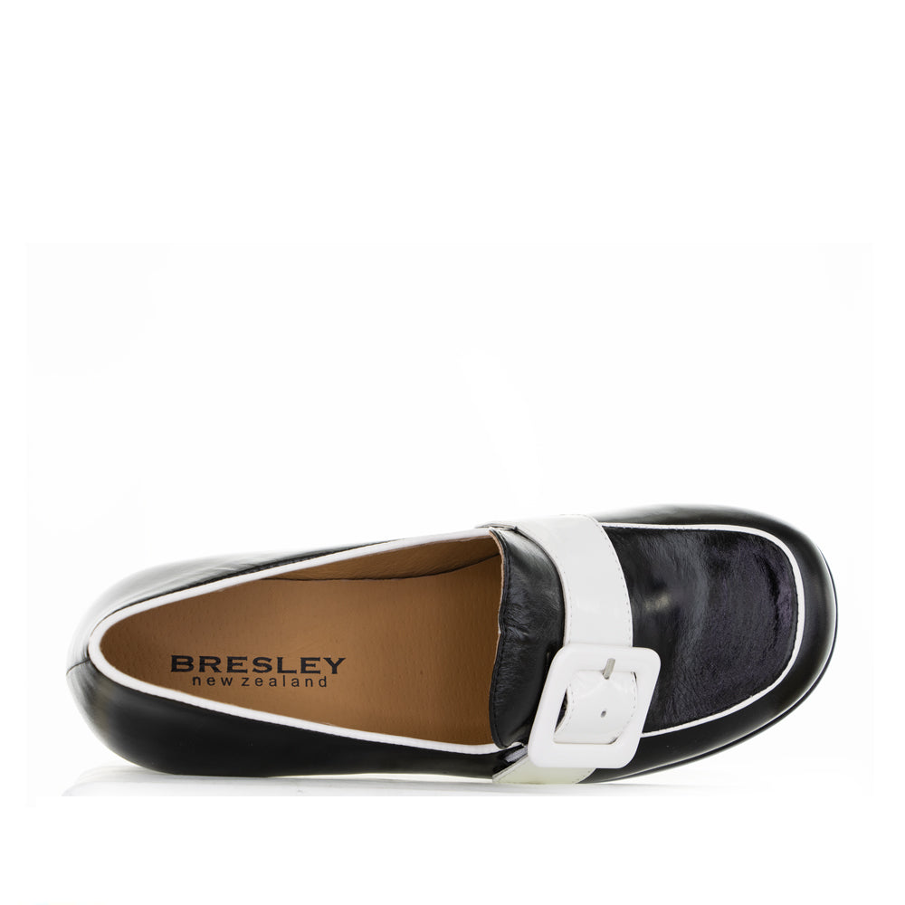 BRESLEY ALLYOOP BLACK CRUSH - Women Loafers - Collective Shoes 