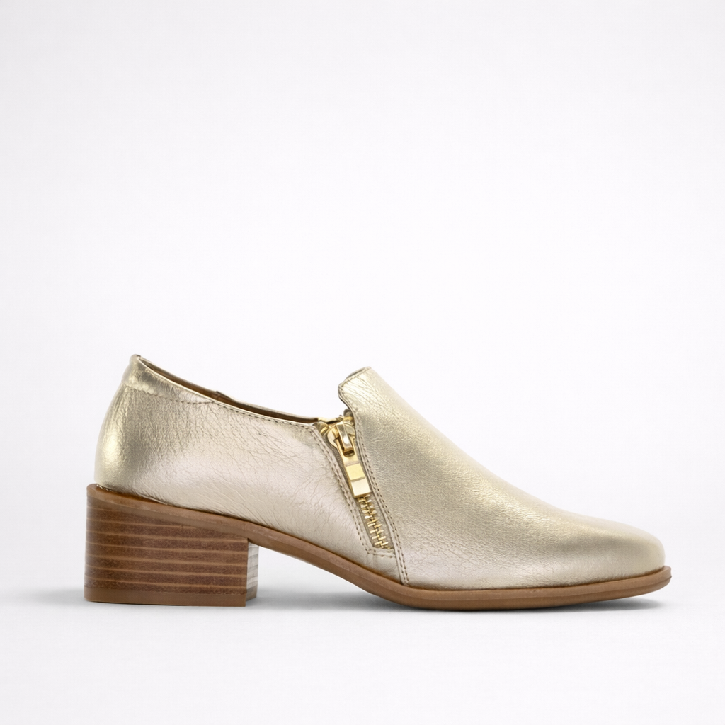 BRESLEY DARTMOUTH GOLD - Women Loafers - Collective Shoes 
