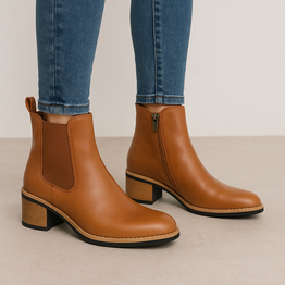 BRESLEY DOLL BRANDY - Women Boots - Collective Shoes 