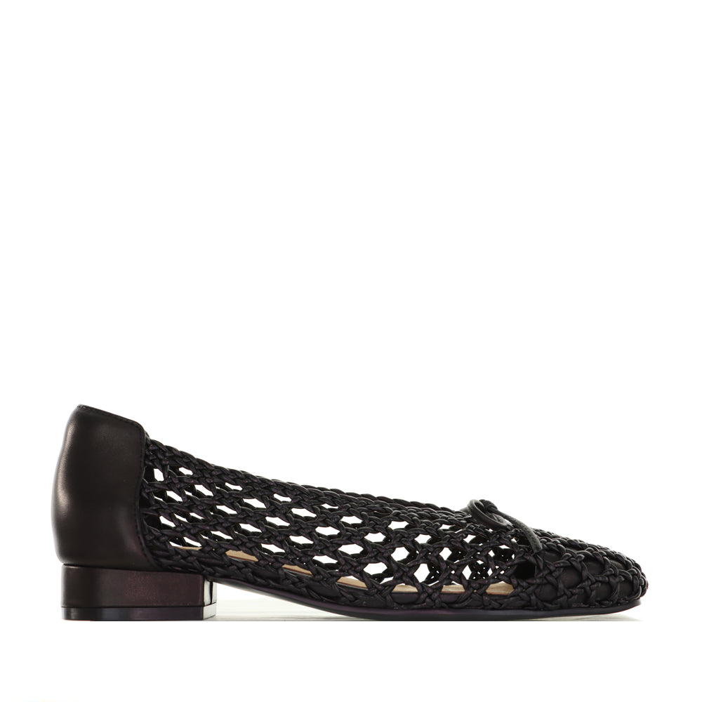BRESLEY PLANET BLACK - Women Belle Flats - Collective Shoes 