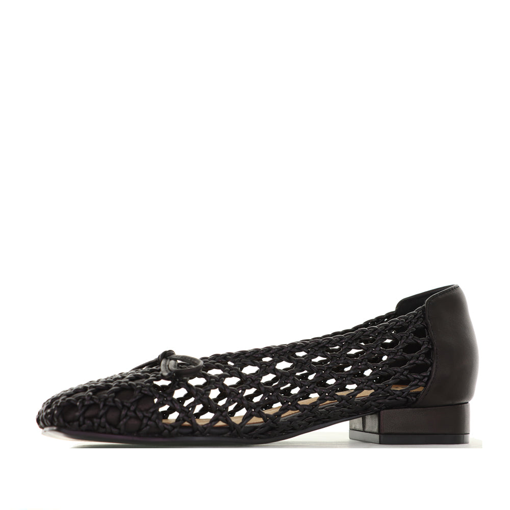 BRESLEY PLANET BLACK - Women Belle Flats - Collective Shoes 