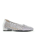Load image into Gallery viewer, BRESLEY PLANET SILVER - Women Belle Flats - Collective Shoes 

