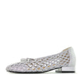 Load image into Gallery viewer, BRESLEY PLANET SILVER - Women Belle Flats - Collective Shoes 
