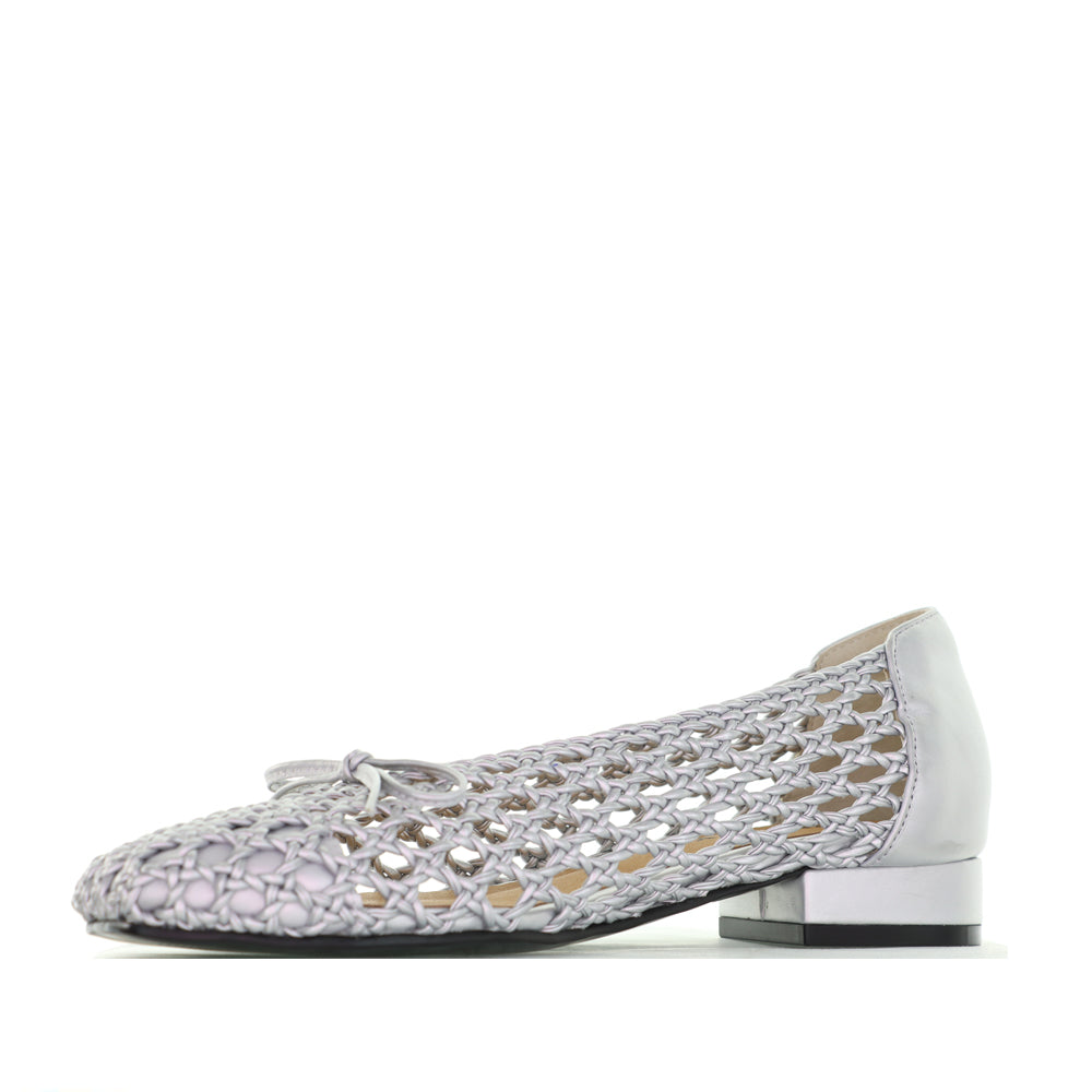 BRESLEY PLANET SILVER - Women Belle Flats - Collective Shoes 