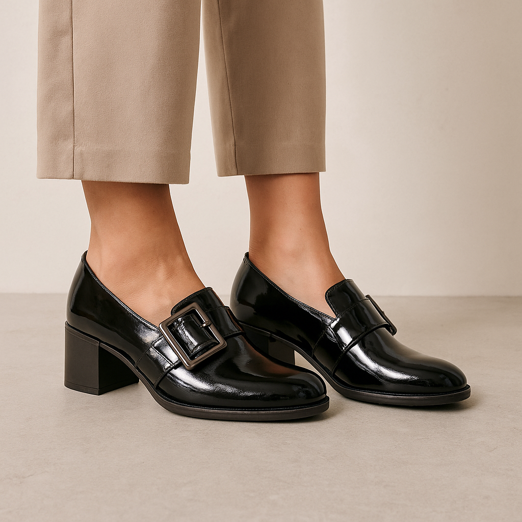BRESLEY RATTLE BLACK - Women Heels - Collective Shoes 