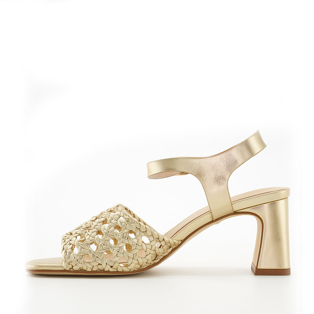 BRESLEY SELTIC GOLD - Women Heels - Collective Shoes 