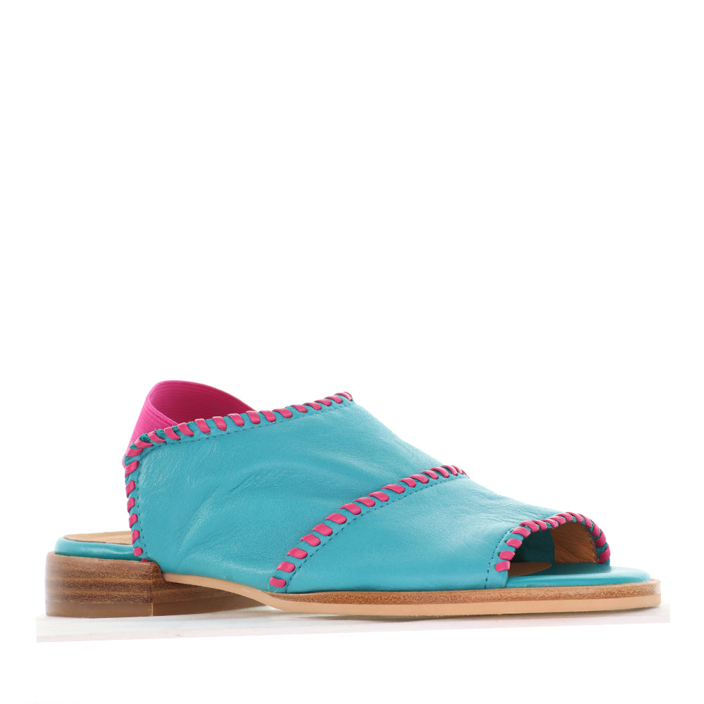 BRESLEY SERENADE TURQ FUXIA - Women Sandals - Collective Shoes 