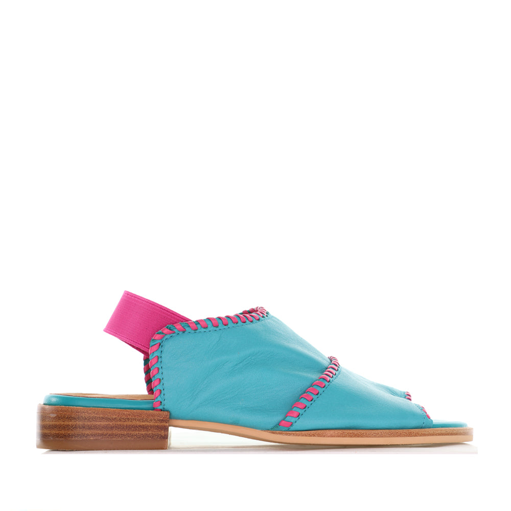 BRESLEY SERENADE TURQ FUXIA - Women Sandals - Collective Shoes 