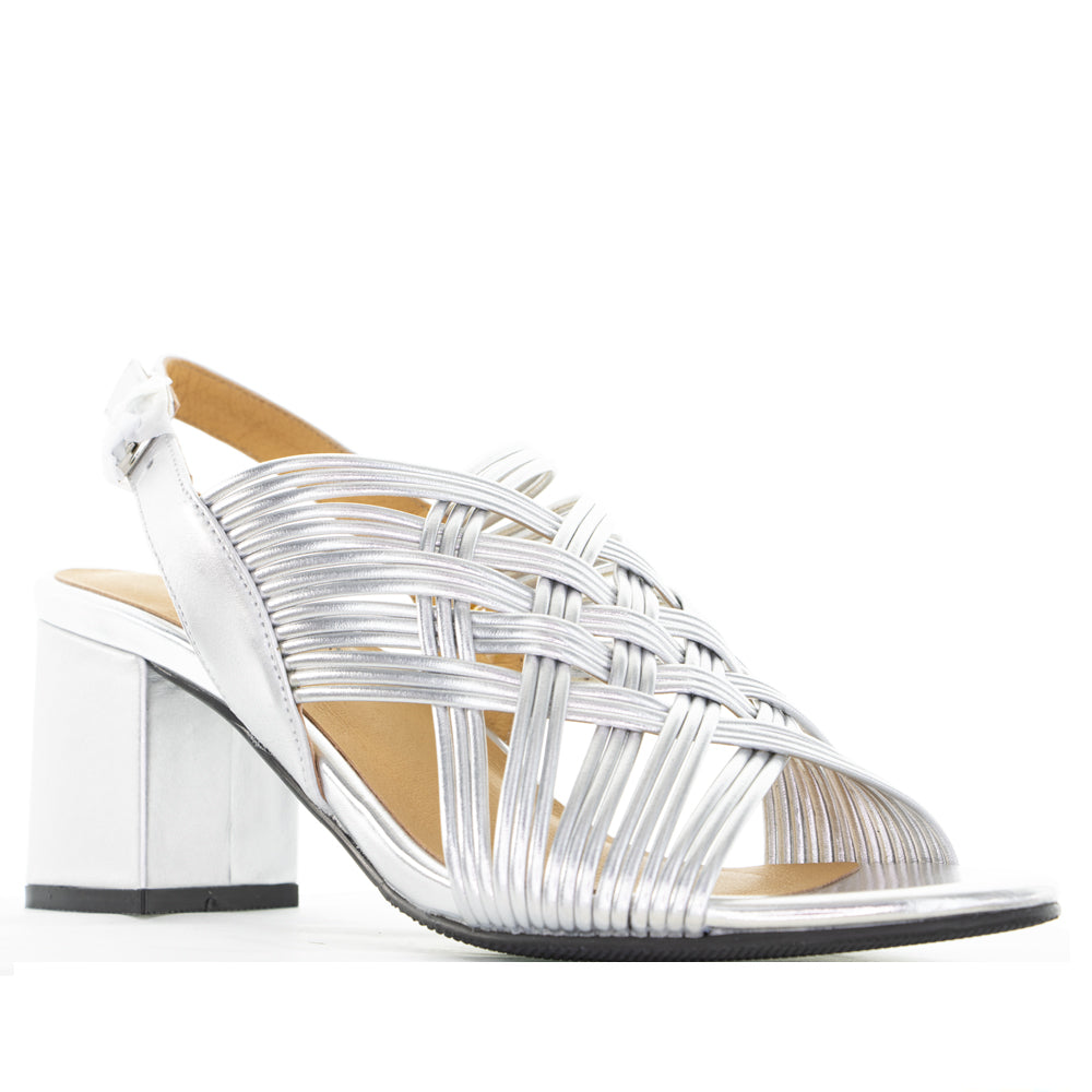 BRESLEY SHIRAZI SILVER - Women Sandals - Collective Shoes 