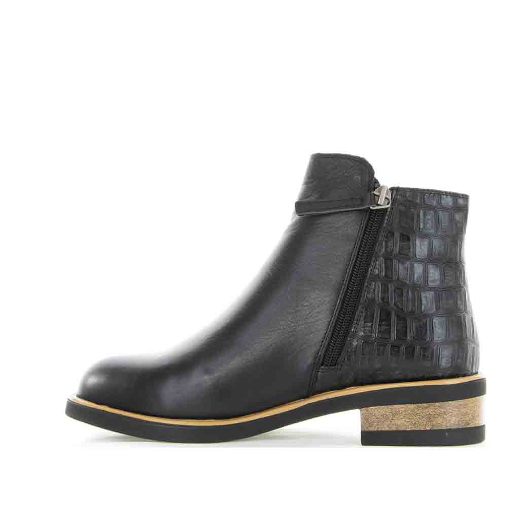 BRESLEY DUNGEON BLACK STEELY - Women Boots - Collective Shoes 