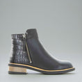 Load image into Gallery viewer, BRESLEY DUNGEON BLACK STEELY - Women Boots - Collective Shoes 

