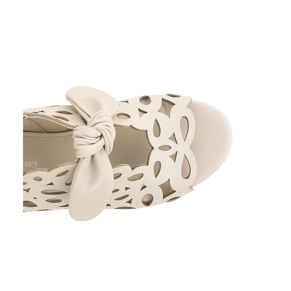 DJANGO & JULIETTE BRILEYS VANILLA - Women Sandals - Collective Shoes 