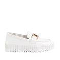 Load image into Gallery viewer, DJANGO & JULIETTE BRONTIS WHITE PATENT - Women Loafers - Collective Shoes 
