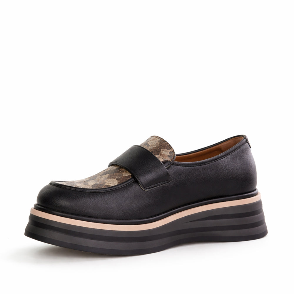 ALFIE & EVIE MOBY BLACK - Women Loafers - Collective Shoes 
