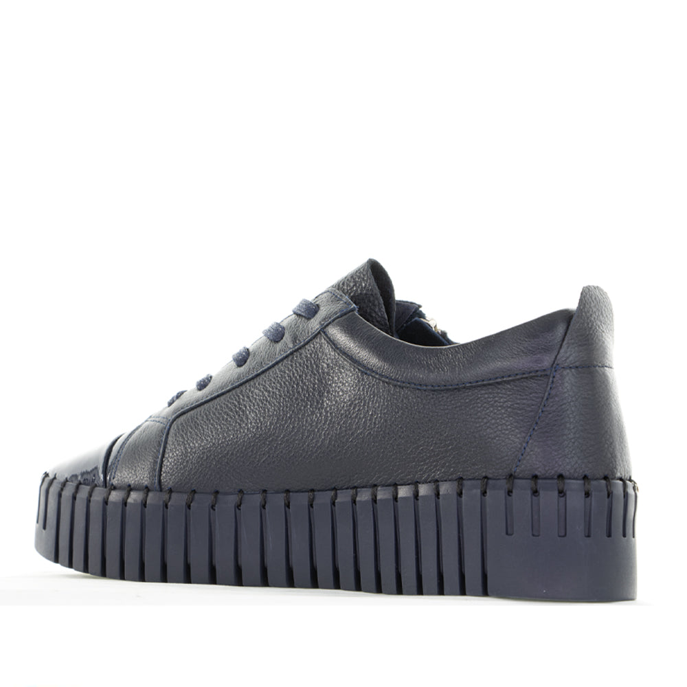 DJANGO & JULIETTE BUCKLEY NAVY - Women Sneakers - Collective Shoes 