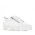 Load image into Gallery viewer, DJANGO & JULIETTE BUCKLEY WHITE - Women Sneakers - Collective Shoes 
