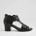 Load image into Gallery viewer, DJANGO & JULIETTE BUFORDES BLACK - Women Sandals - Collective Shoes 
