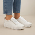 Load image into Gallery viewer, DJANGO & JULIETTE BUMP WHITE - Women sneakers - Collective Shoes 
