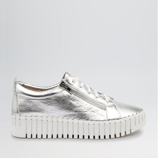 DJANGO & JULIETTE BUMP SILVER - Women sneakers - Collective Shoes 