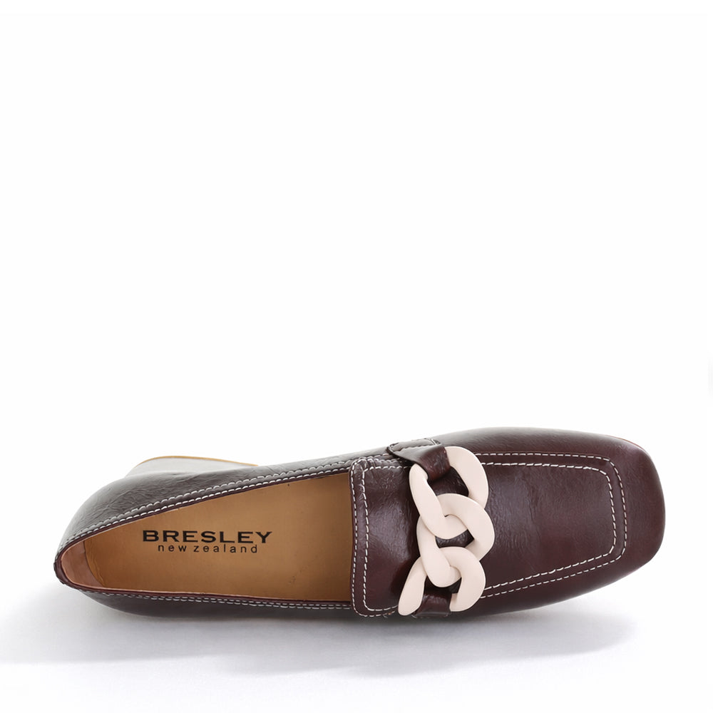BRESLEY DAPHINE CAFE OIL - Women Loafers - Collective Shoes 