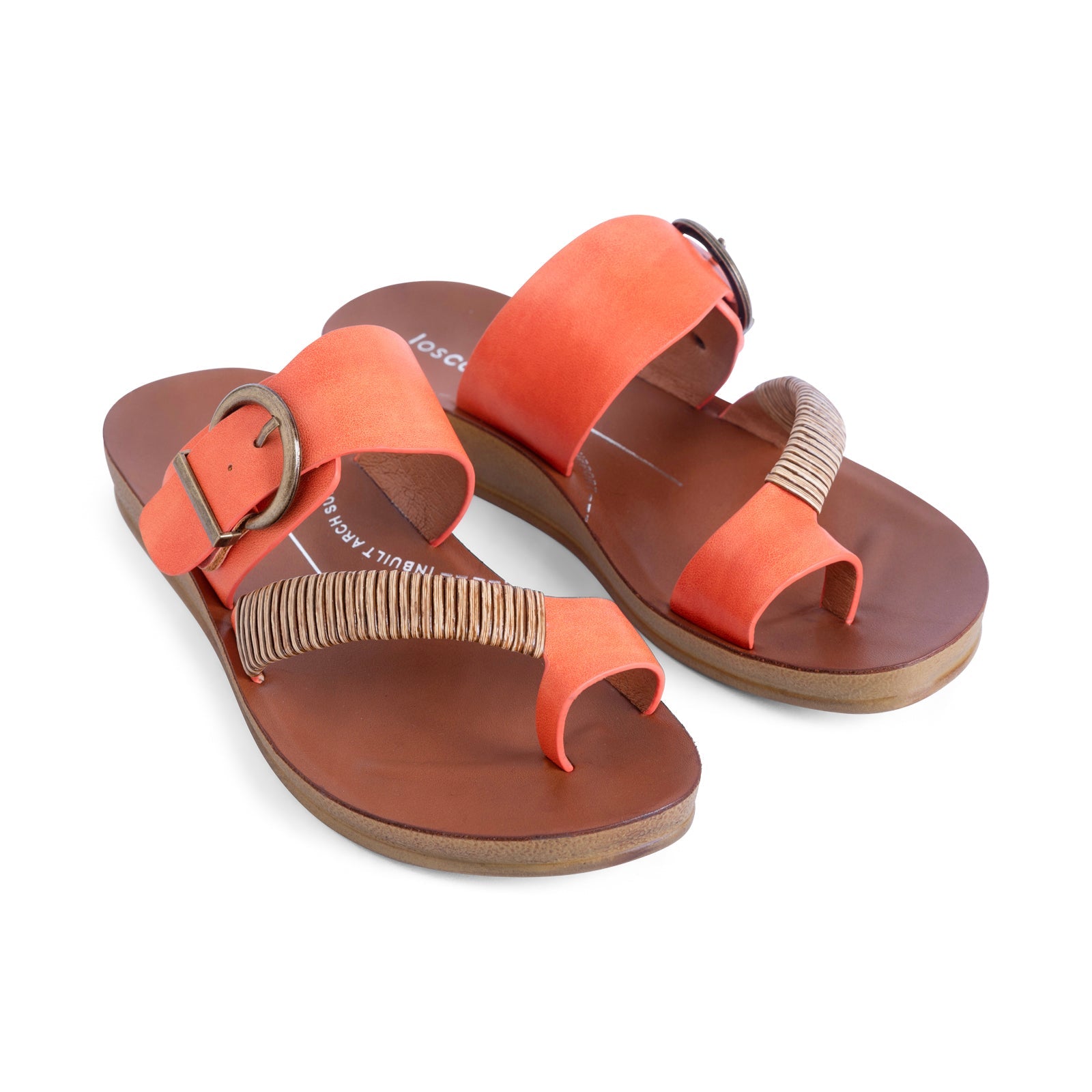 LOS CABOS BRIA TANGERINE - Women Flats - Collective Shoes 