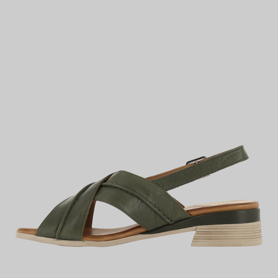 CABELLO ANYA OLIVE - Women Sandals - Collective Shoes 