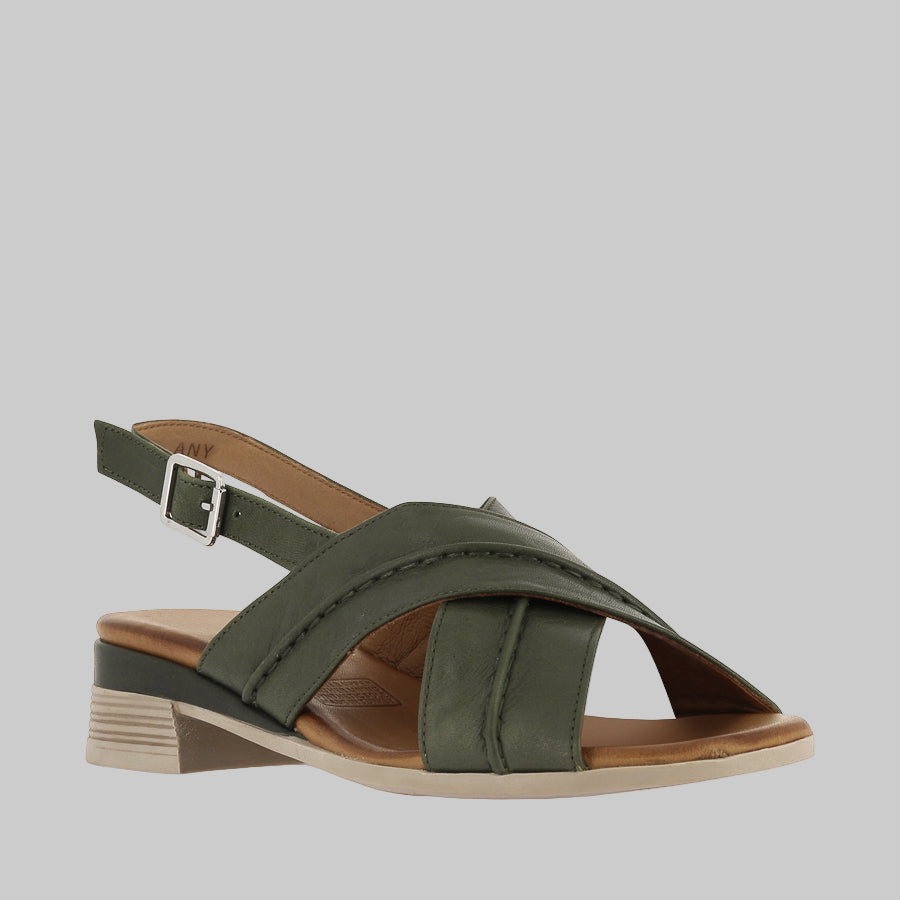 CABELLO ANYA OLIVE - Women Sandals - Collective Shoes 