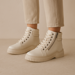 CABELLO CHARLIE BEIGE - Women Boots - Collective Shoes 