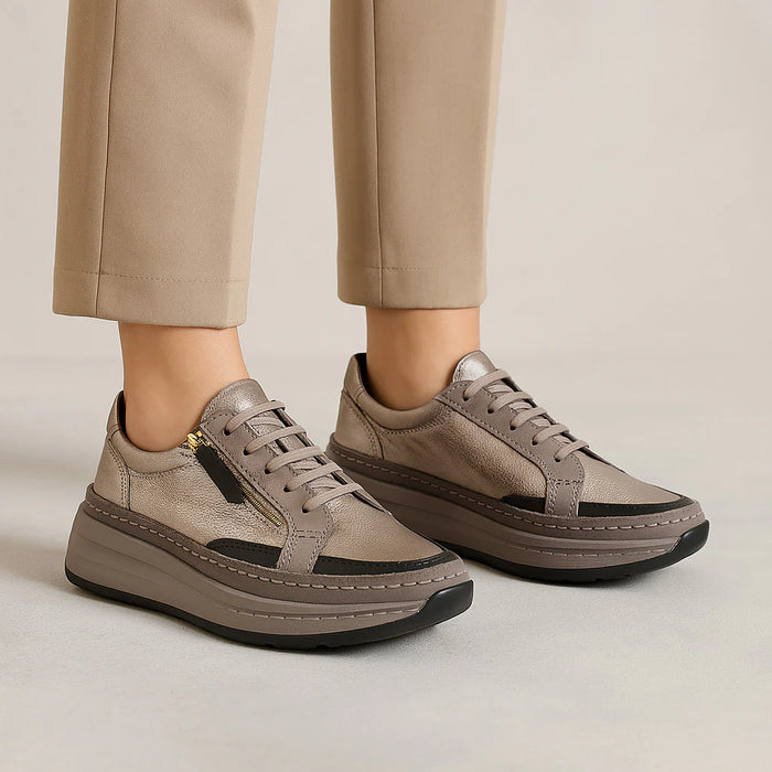 CABELLO ENA TAUPE - Women Sneakers - Collective Shoes 