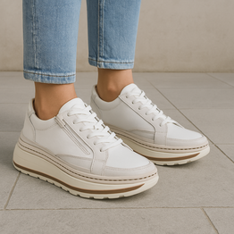 CABELLO ENA WHITE - Women Sneakers - Collective Shoes 
