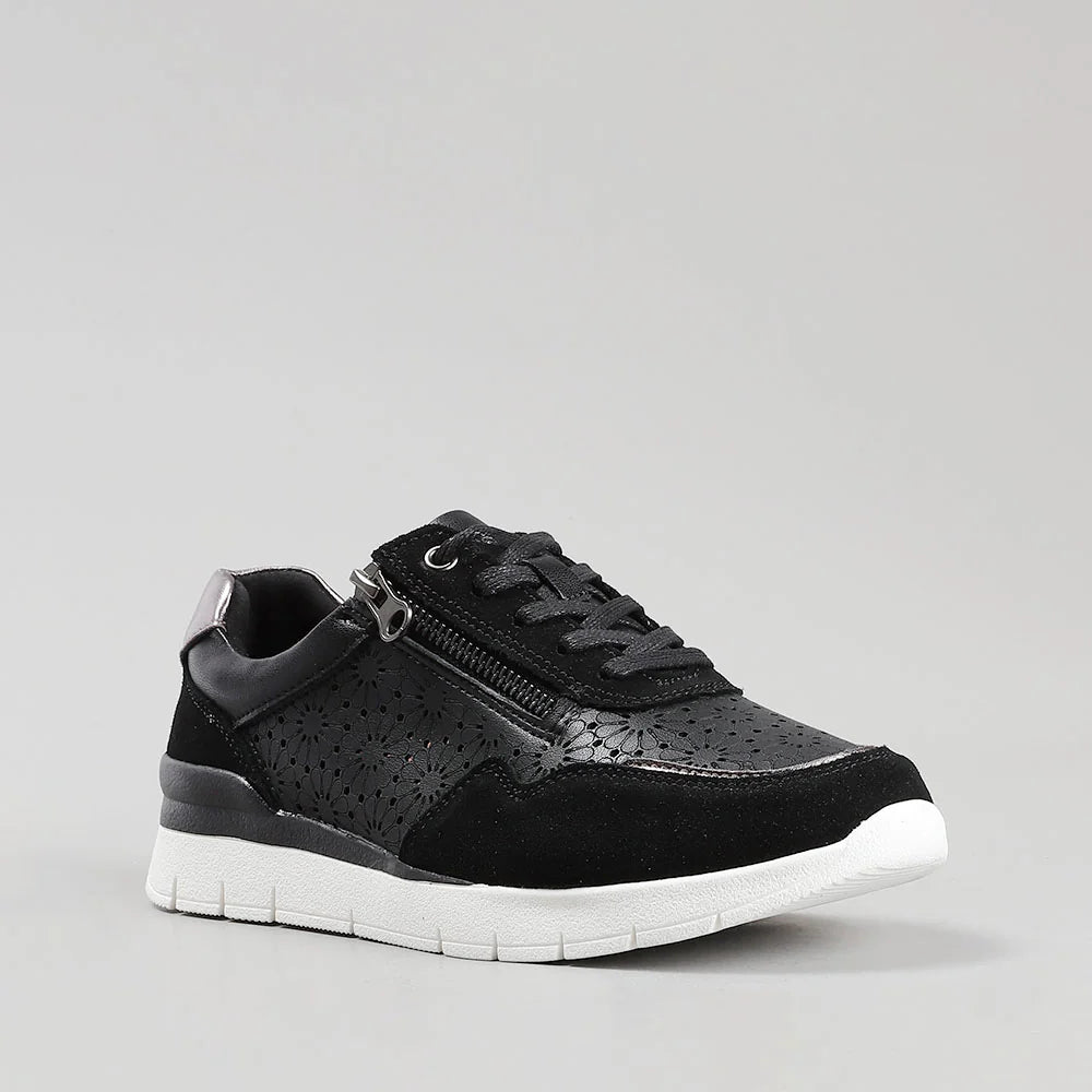 CC RESORTS CAITLYN BLACK PEWTER - Women Sneakers - Collective Shoes 