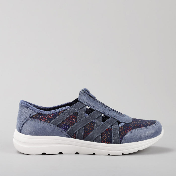 CC RESORTS CALLUM DENIM FLORAL - Women Casuals - Collective Shoes 