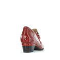 Load image into Gallery viewer, ZIERA CAMDEN DARK RED PATENT - Women Heels - Collective Shoes 
