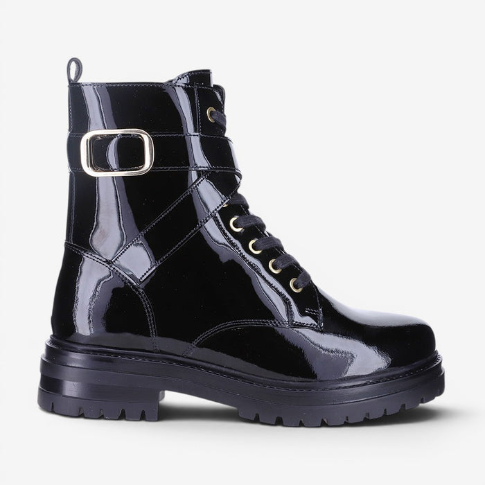 LE SANSA CAMERAN BLACK PATENT